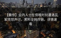 【震惊】业内人士在傍晚时刻遭遇花絮愤怒声讨，黑料全网炸锅，详情速看